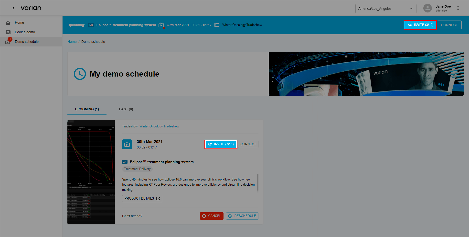 Click on one of the “Invite” buttons
